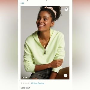 Anthropologie t.la Quarter-Zip Pullover
